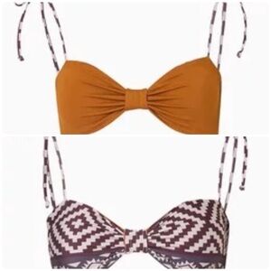 New JUAN DE DIOS San Miguel Reversible Bikini Top (590)